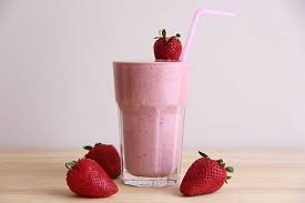 Fresa con leche